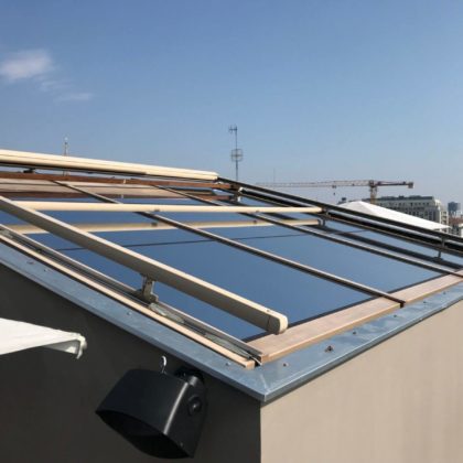Dachkuppelbeschattung / Sonnenschutz